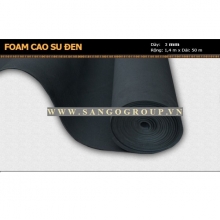 Foam Cao Su đen 3 mm